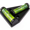 LAIESYA T Level Bubble Spirit Levels Black Acrylic-3