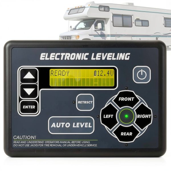 RV Leveling System HLTIT Digital Touchpad Black-0