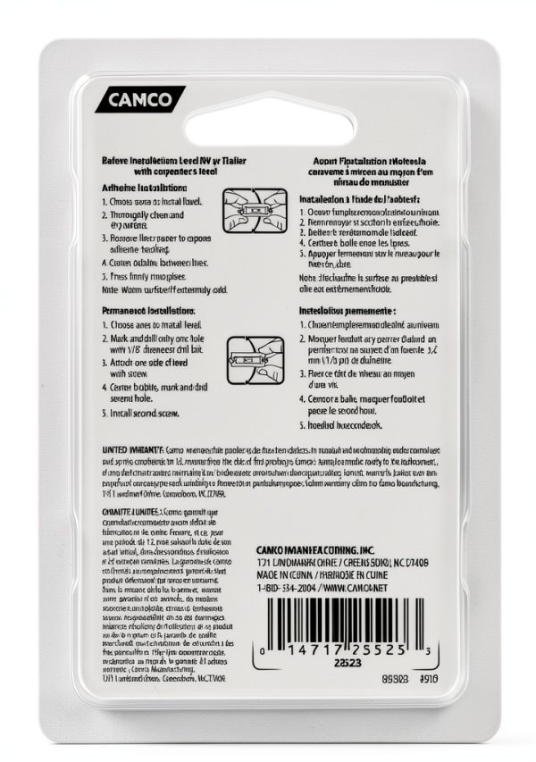 Camco RV Leveler Automatic Black Blend Standard-4