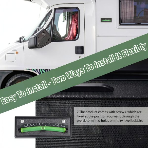 KVZKVZ RV Level Bubble 2-Pack Plastic Standard-3