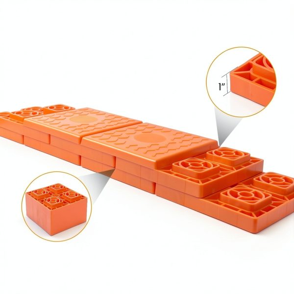 OFISPEED RV Leveling Blocks Polymer Design-2