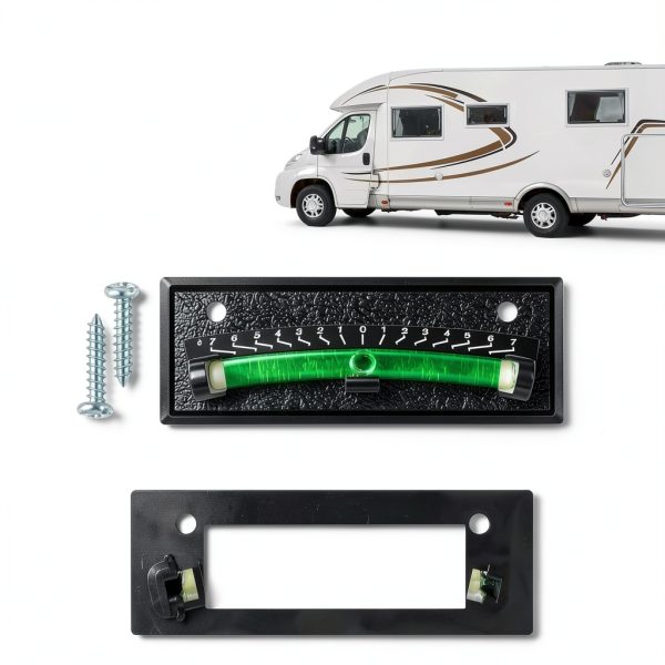Dunkive RV Bubble Level ABS Plastic Black Manual-4