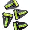 LAIESYA T Level Bubble Spirit Levels Black Acrylic-2