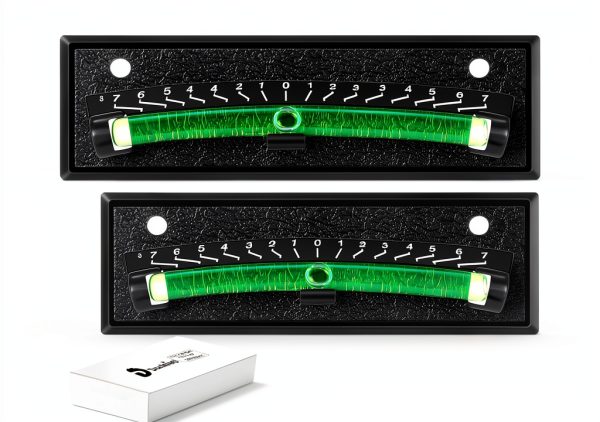 Dunkive RV Bubble Level ABS Plastic Black Manual-7