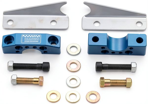Chassis Engineering C/E2701 Polished Wall‑Mount Rack and Pinion Clamp-0
