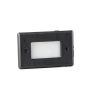 7110C-BK Step Light Cover Plate Only | Lighting Cover Plate for Outdoor Lighting | Black Powder-Coated, Durable, Easy Installation, Fits Standard Rectangular Step Light Housings-2