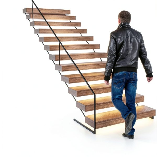 Motion-Activated LED Stair Lighting Kit RWOFNIA 48-inch 3000K 20-Step-1