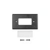 7110C-BK Step Light Cover Plate Only | Lighting Cover Plate for Outdoor Lighting | Black Powder-Coated, Durable, Easy Installation, Fits Standard Rectangular Step Light Housings-3