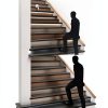 Indoor LED Stair Light Motion Activated Sensor Wired Set Stair Riser Running Light with 4000K COB LED Strip Cascading Stairway Staircase Under Tread Lighting for up to 16 Steps-2