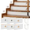 wowatt Rechargeable Motion Sensor Stair Light, White Night Lights with-8