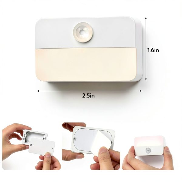 Motion Sensor Stair Light 10 Pack T80721 LED Lamp for Hallways-1
