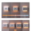 wowatt Rechargeable Motion Sensor Stair Light, White Night Lights with-1