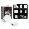 KORORO Hexagon LED Lights - 8 Pack Smart APP RGB Gaming Light with Remote Control & Music Sync Honeycomb Shape Hex Lights for Bedroom, Living Room Wall, Gaming Decor-6