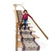 Dual Sensor Stair Lights Indoor, Motion Activated Plug-in Step Light Strip Indoor with Dimmer, Delay Timer for Stairway (Warm White 3000K (16.4FT Light Strip), Power Adapter (9.84FT Cable))-1