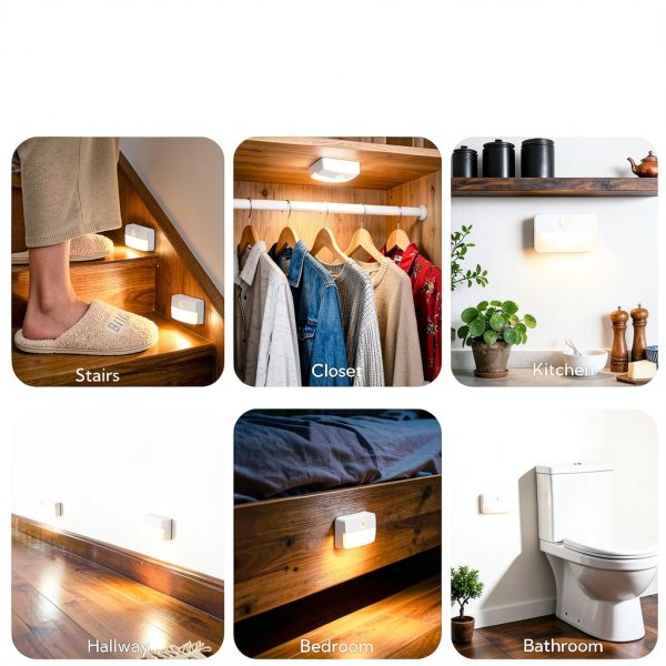 Motion Sensor Stair Light 10 Pack T80721 LED Lamp for Hallways-6