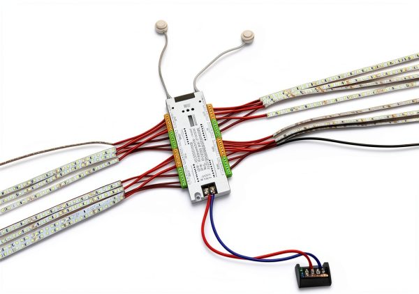 Motion Sensor LED Stair Light Controller Copgge 32-Channel Stairway-1