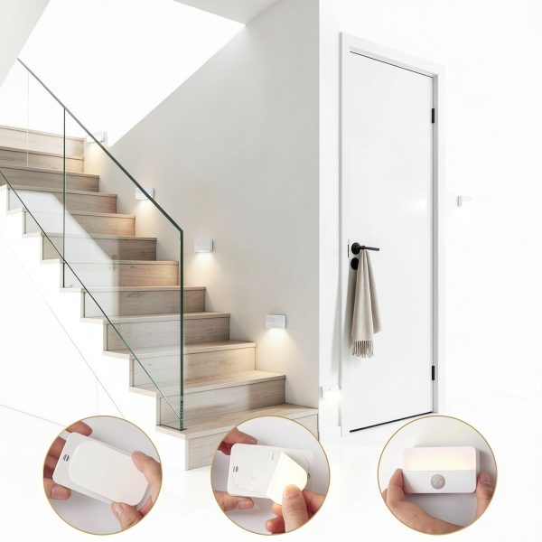Motion Sensor Stair Light 10 Pack T80721 LED Lamp for Hallways-5